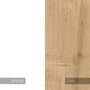 Hanah Home Francy 135 Soporte de TV Roble zafiro y blanco